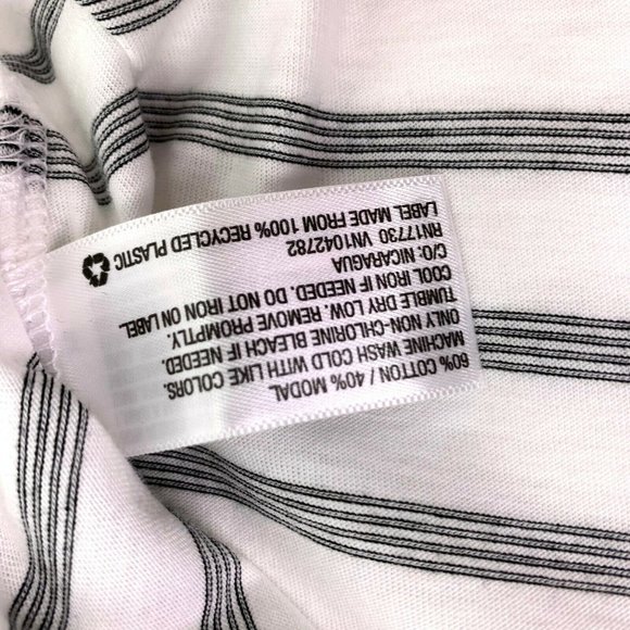 A New Day Women's White Striped Slim Fit Long Slee - Picture 10 of 11